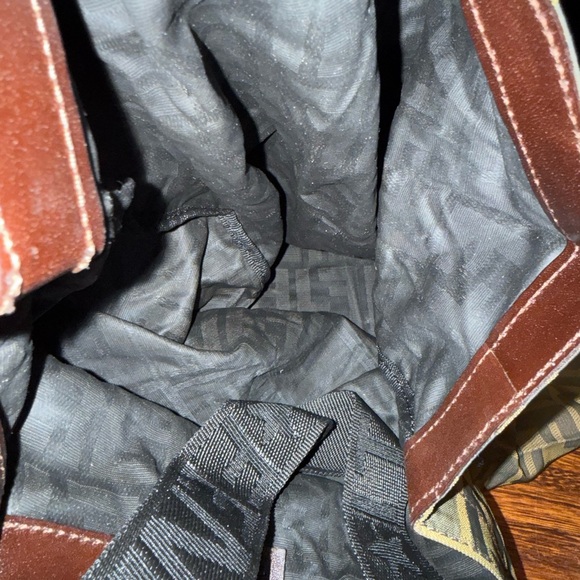 Fendi Packable FF Logo Tote Bag – Brown Zucca Canvas + Zip Pouch | COA Included - Picture 11 of 12